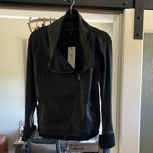 Dance & Marvel Asymmetrical Black Jacket